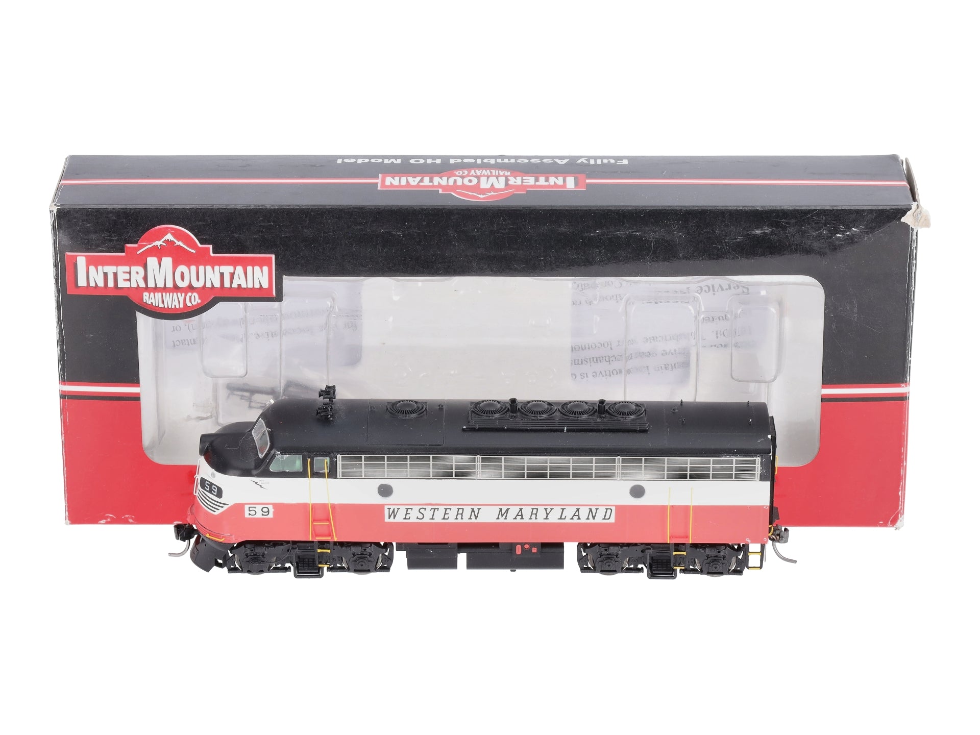 InterMountain 49094S HO Western Maryland EMD F7A Diesel Engine with Sound & DCC