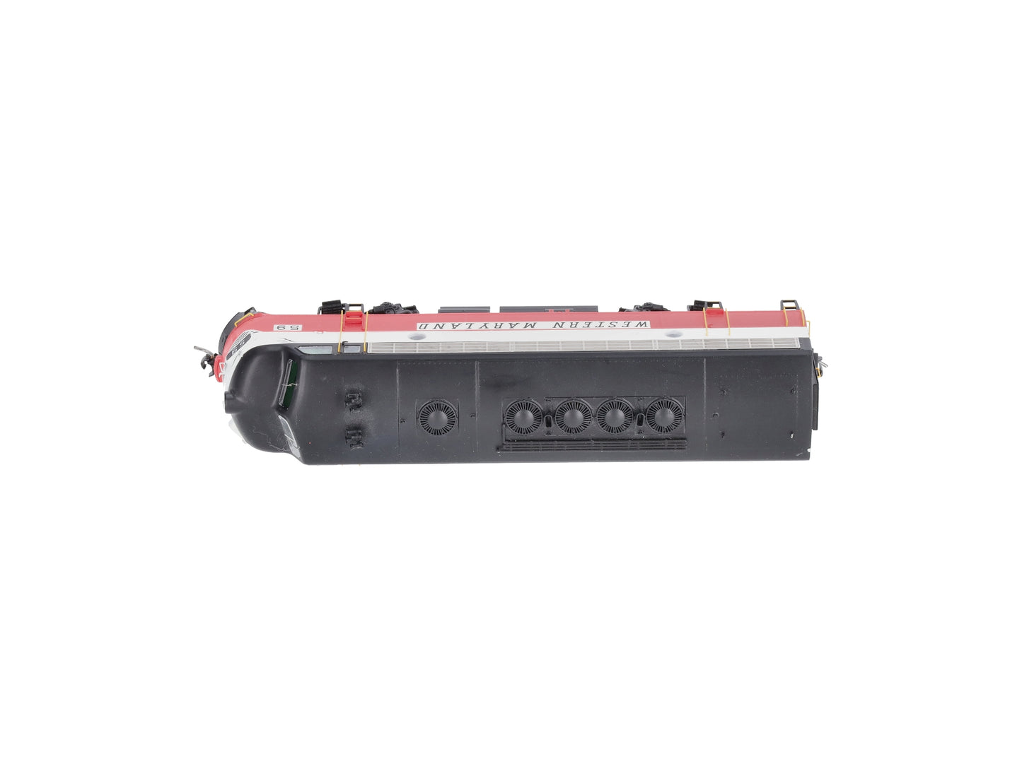 InterMountain 49094S HO Western Maryland EMD F7A Diesel Engine with Sound & DCC