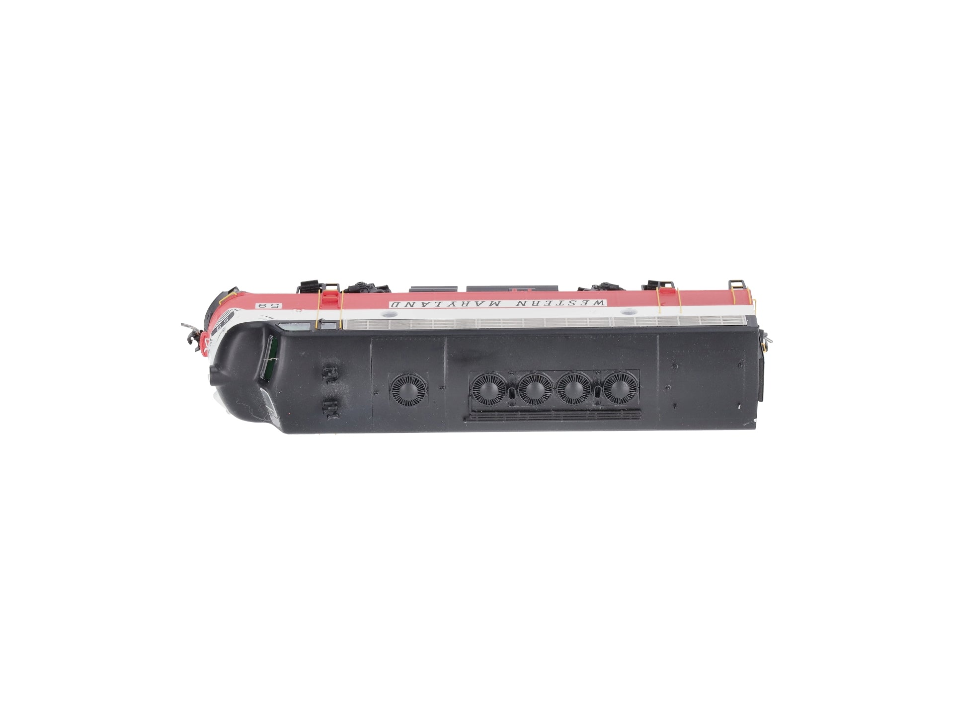 InterMountain 49094S HO Western Maryland EMD F7A Diesel Engine with Sound & DCC