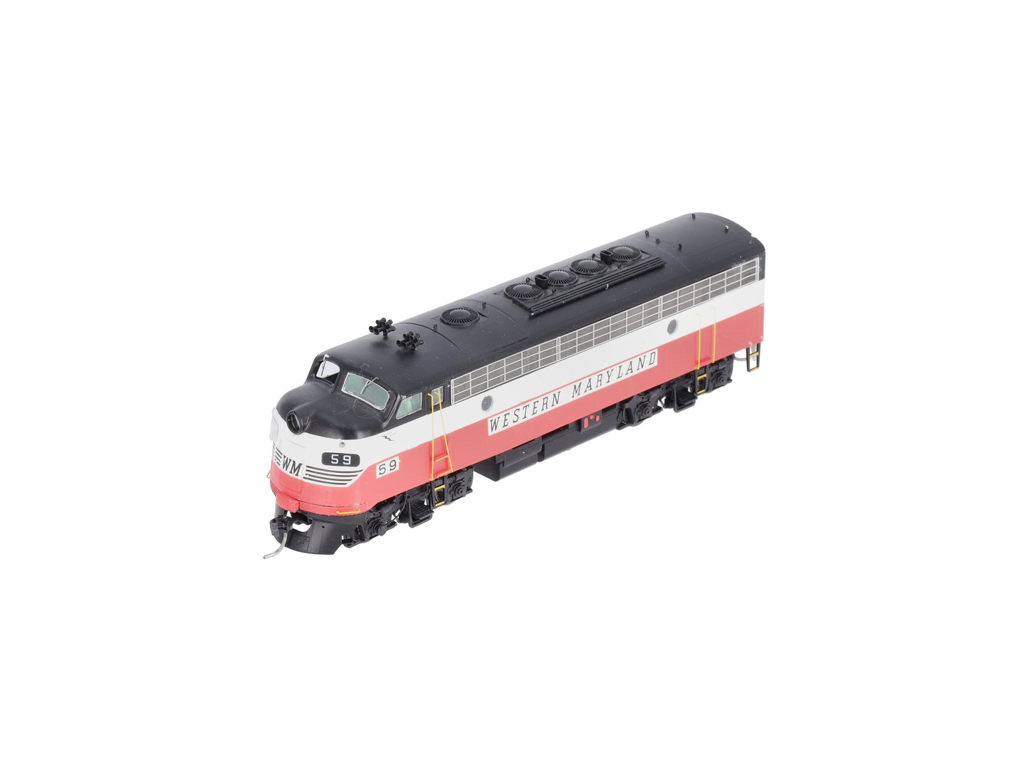 InterMountain 49094S HO Western Maryland EMD F7A Diesel Engine with Sound & DCC