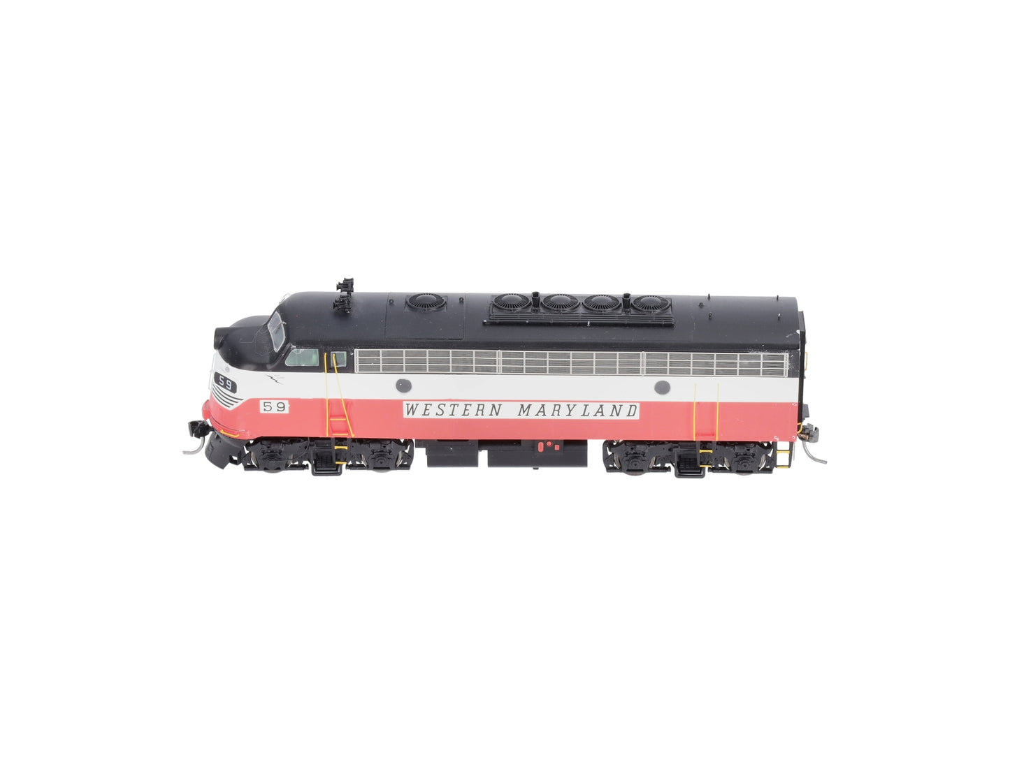 InterMountain 49094S HO Western Maryland EMD F7A Diesel Engine with Sound & DCC