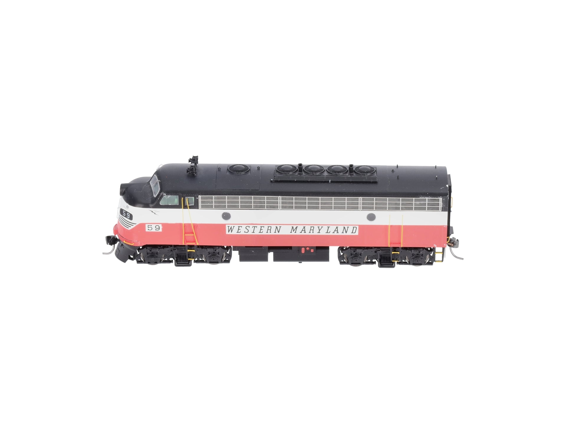 InterMountain 49094S HO Western Maryland EMD F7A Diesel Engine with Sound & DCC