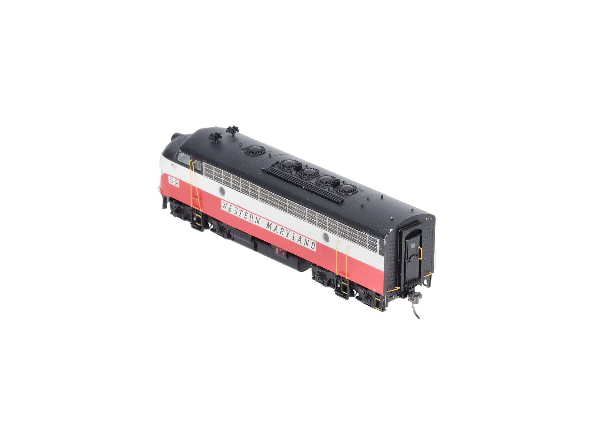 InterMountain 49094S HO Western Maryland EMD F7A Diesel Engine with Sound & DCC