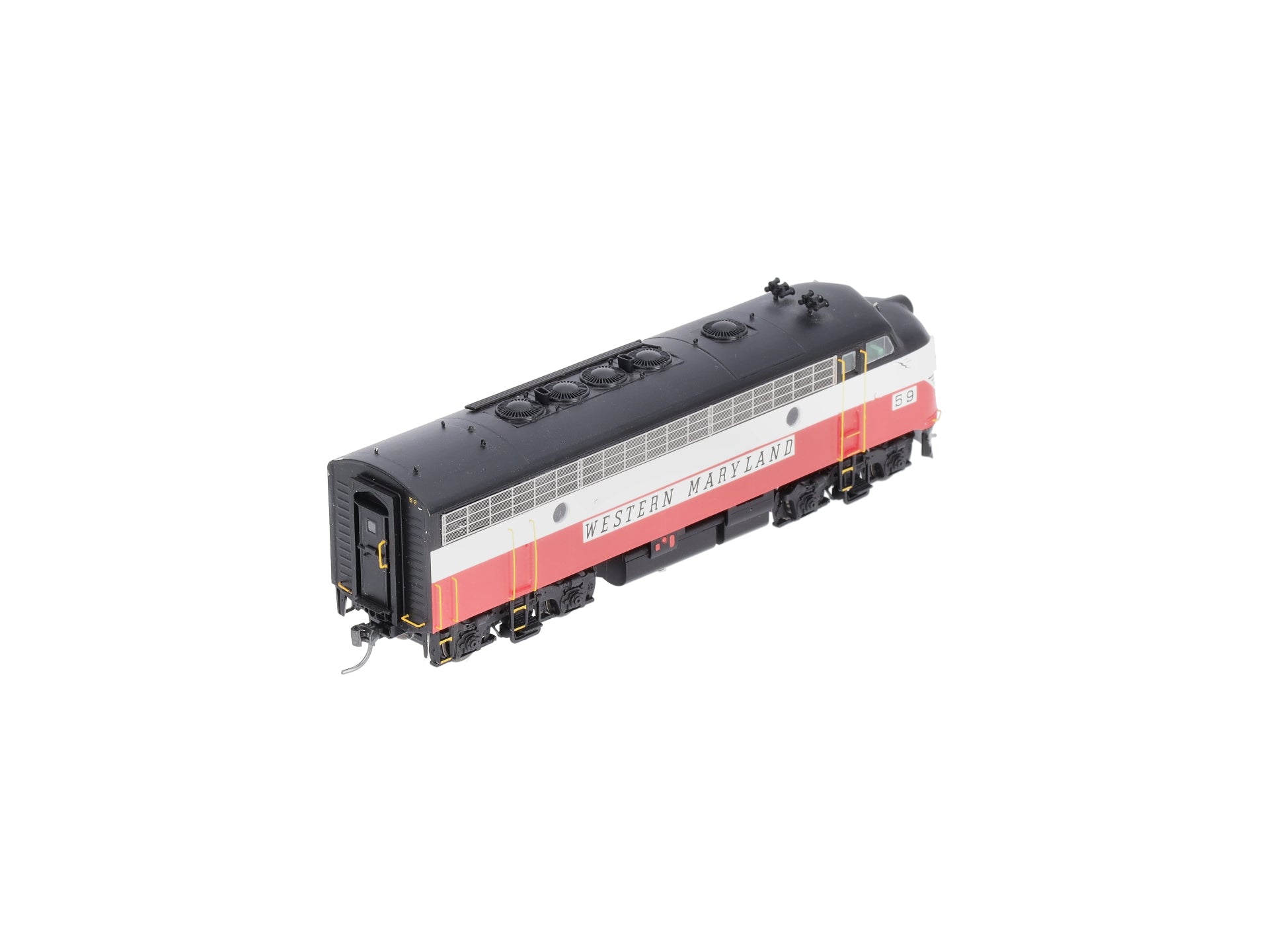InterMountain 49094S HO Western Maryland EMD F7A Diesel Engine with Sound & DCC