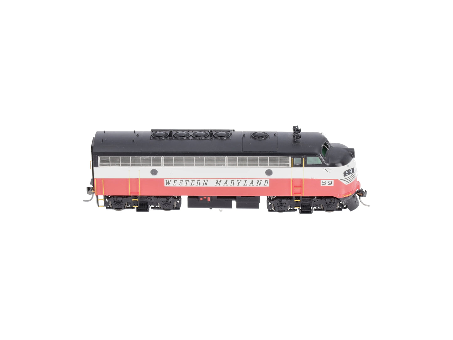 InterMountain 49094S HO Western Maryland EMD F7A Diesel Engine with Sound & DCC