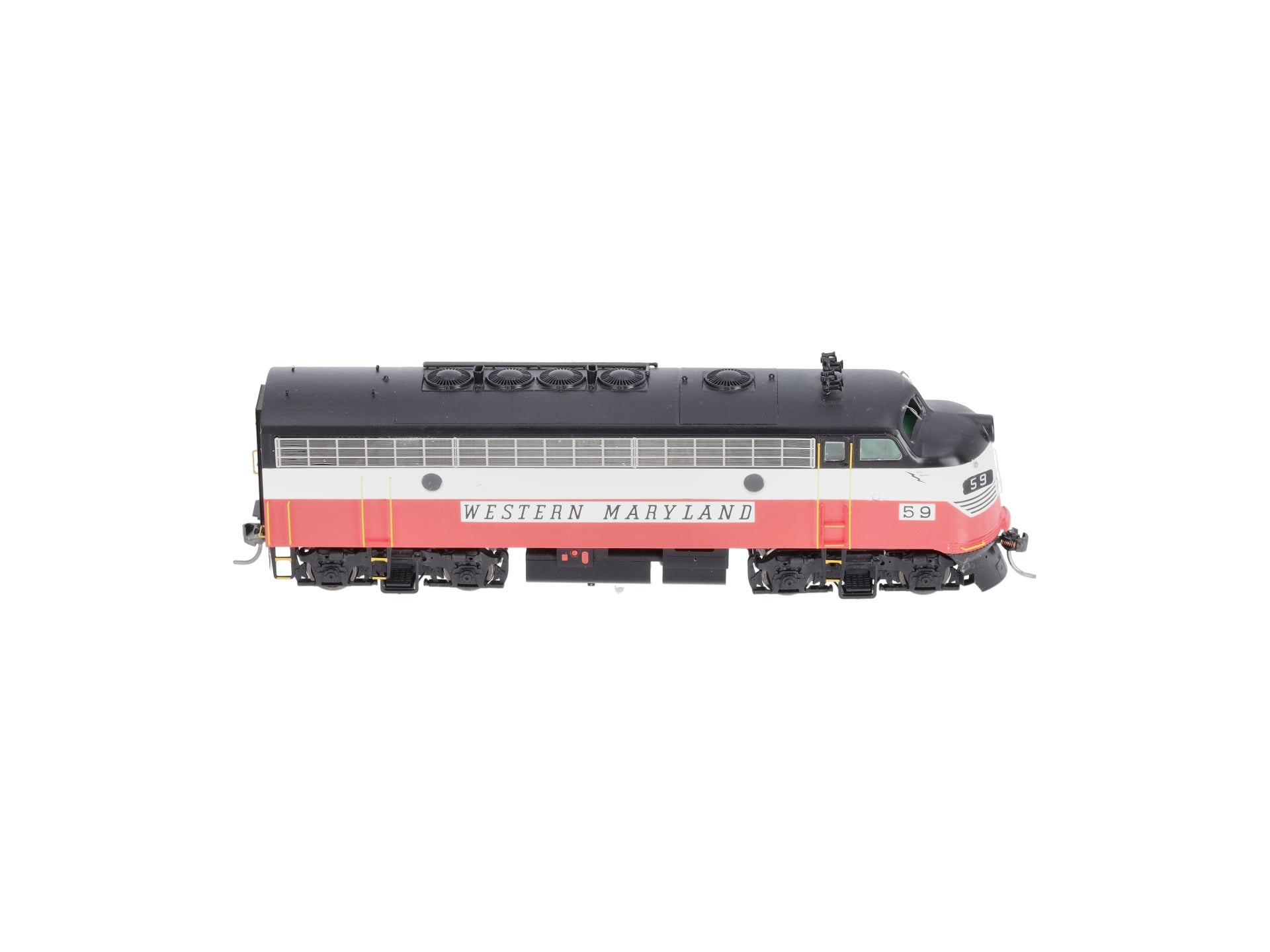 InterMountain 49094S HO Western Maryland EMD F7A Diesel Engine with Sound & DCC