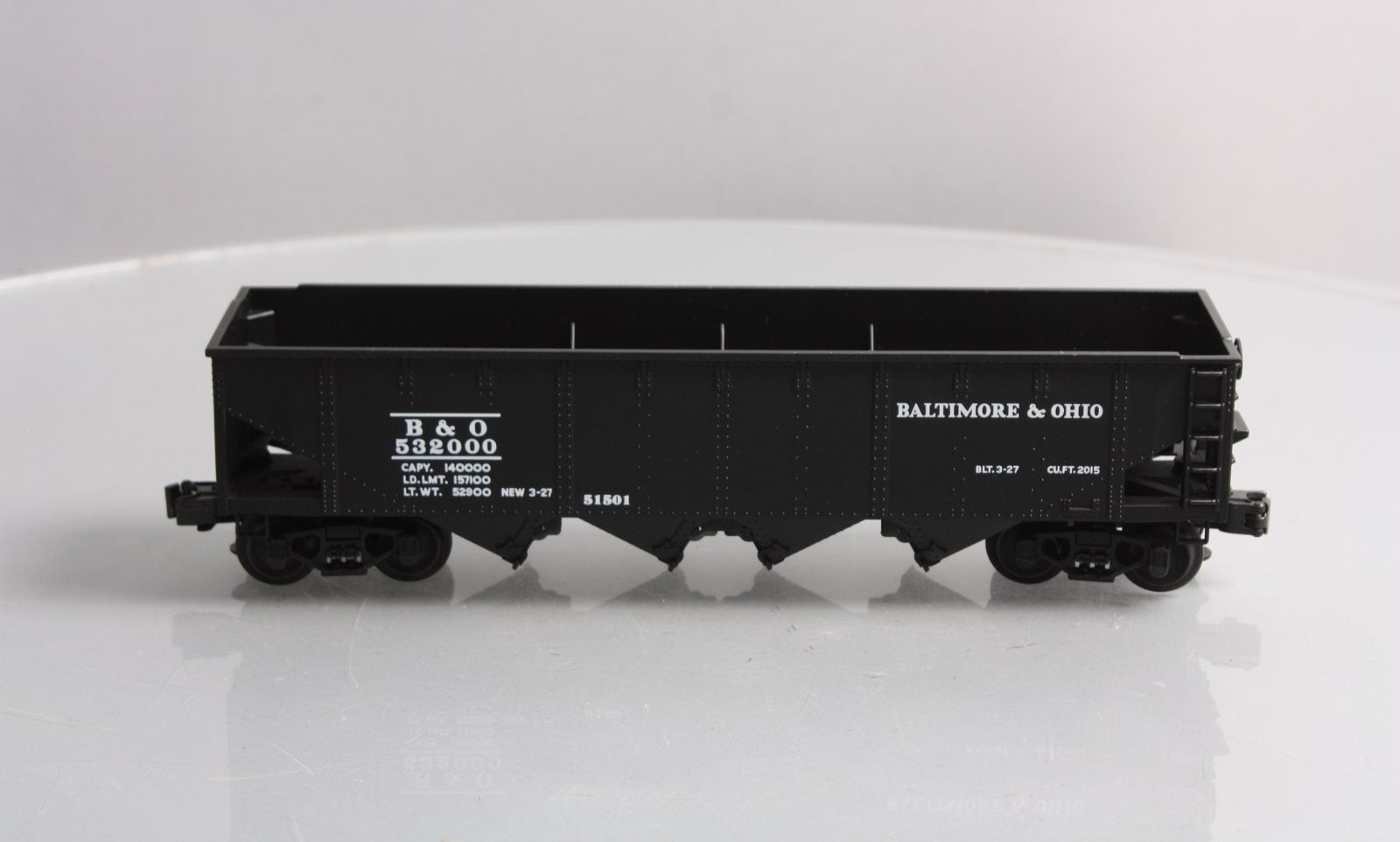 Lionel 6-51501 O Gauge Baltimore & Ohio Semi-Scale Die-Cast Hopper Car #532000 LN/Box