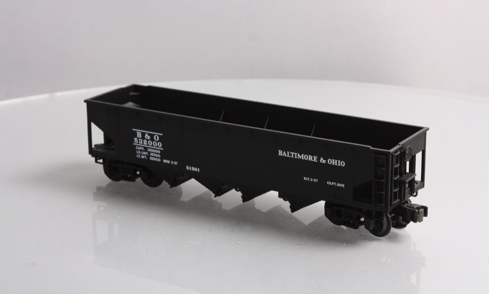 Lionel 6-51501 O Gauge Baltimore & Ohio Semi-Scale Die-Cast Hopper Car #532000 LN/Box