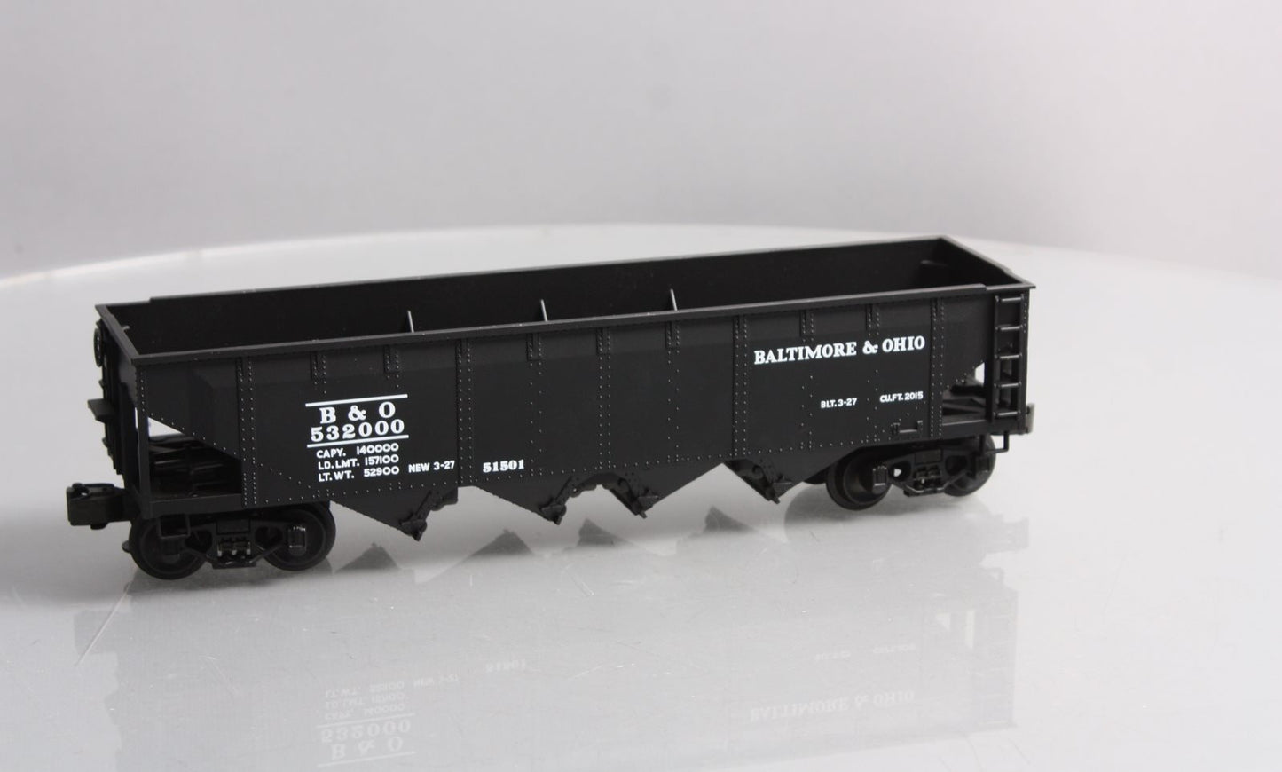 Lionel 6-51501 O Gauge Baltimore & Ohio Semi-Scale Die-Cast Hopper Car #532000 LN/Box