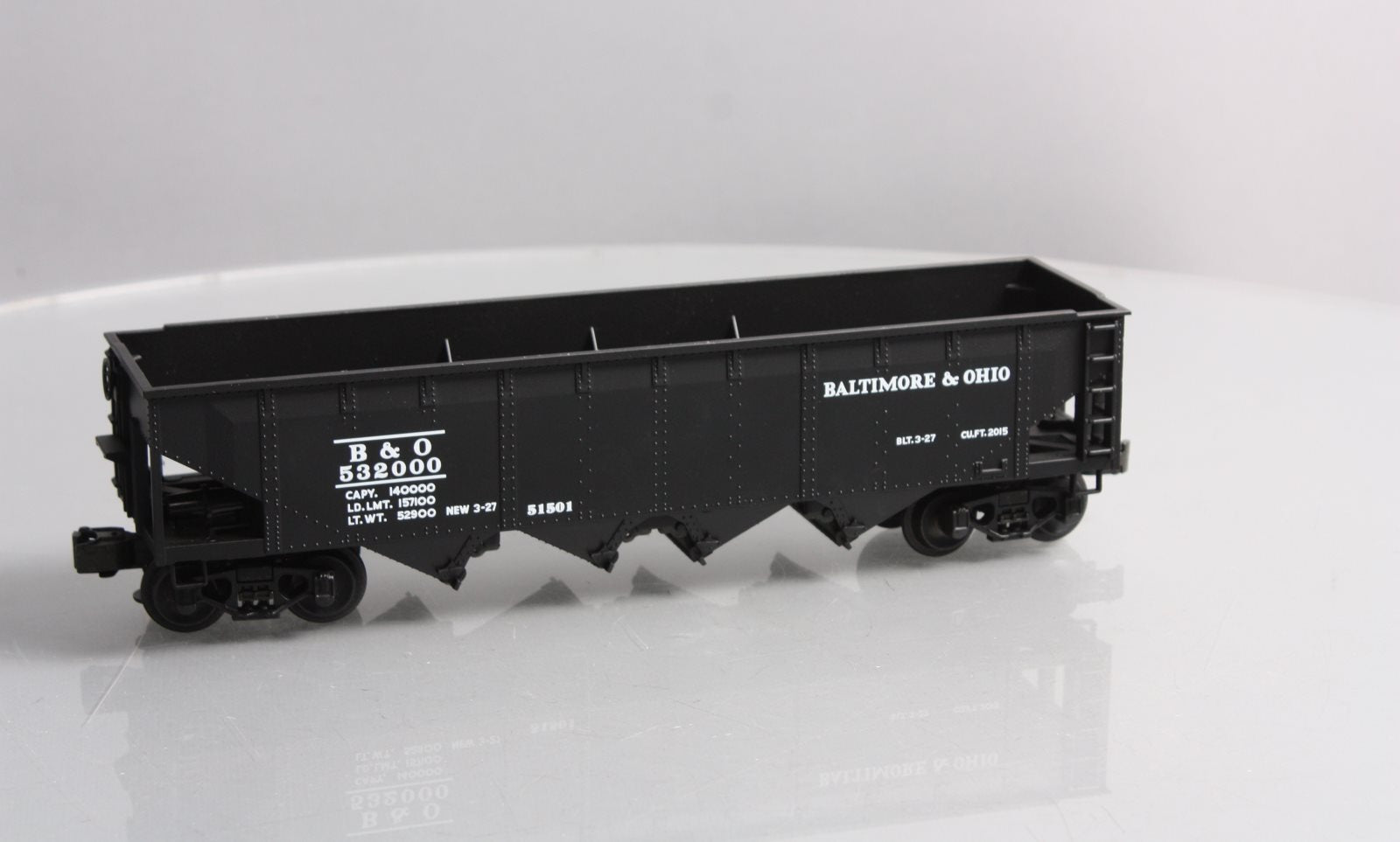 Lionel 6-51501 O Gauge Baltimore & Ohio Semi-Scale Die-Cast Hopper Car #532000 LN/Box