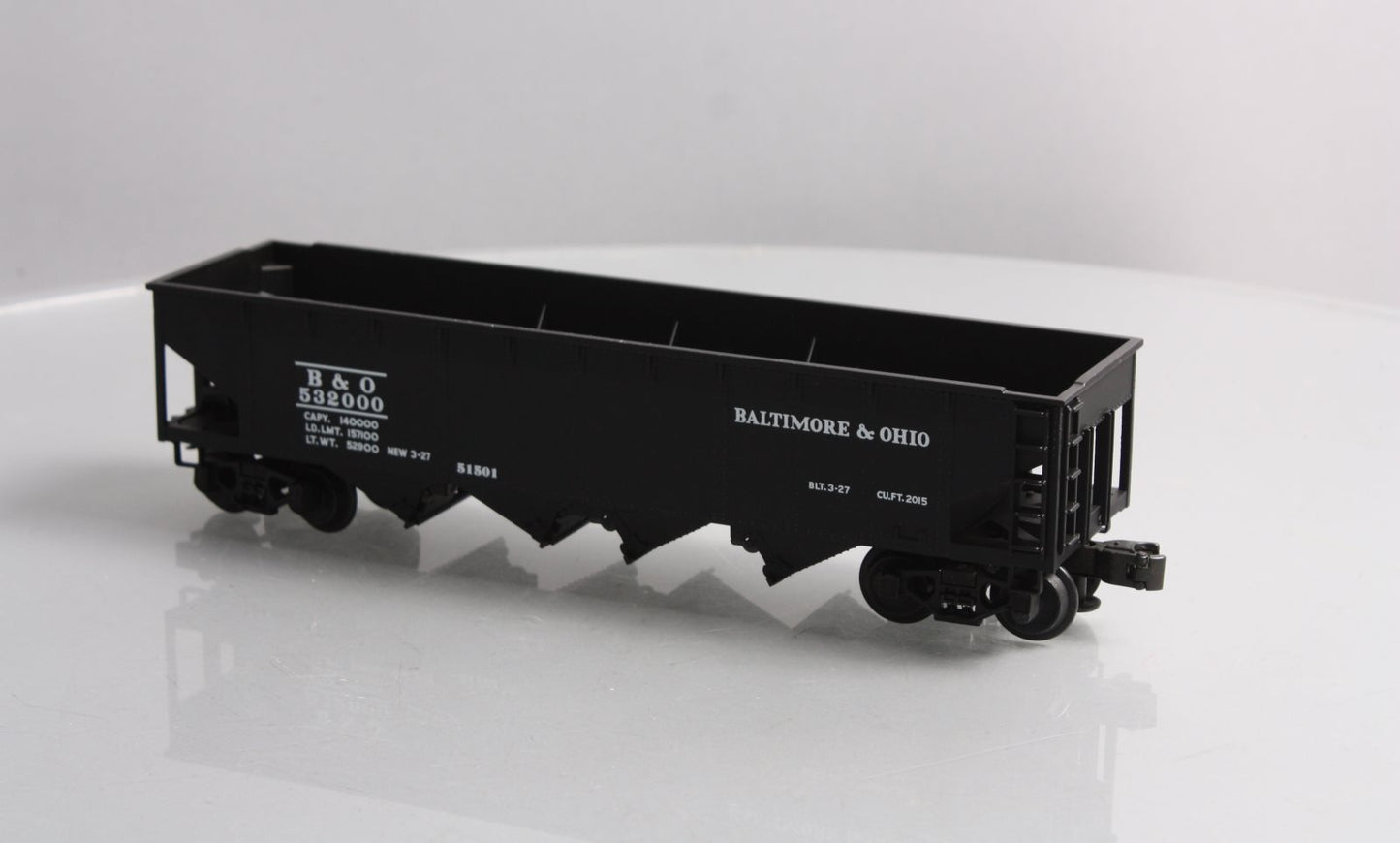 Lionel 6-51501 O Gauge Baltimore & Ohio Semi-Scale Die-Cast Hopper Car #532000 LN/Box