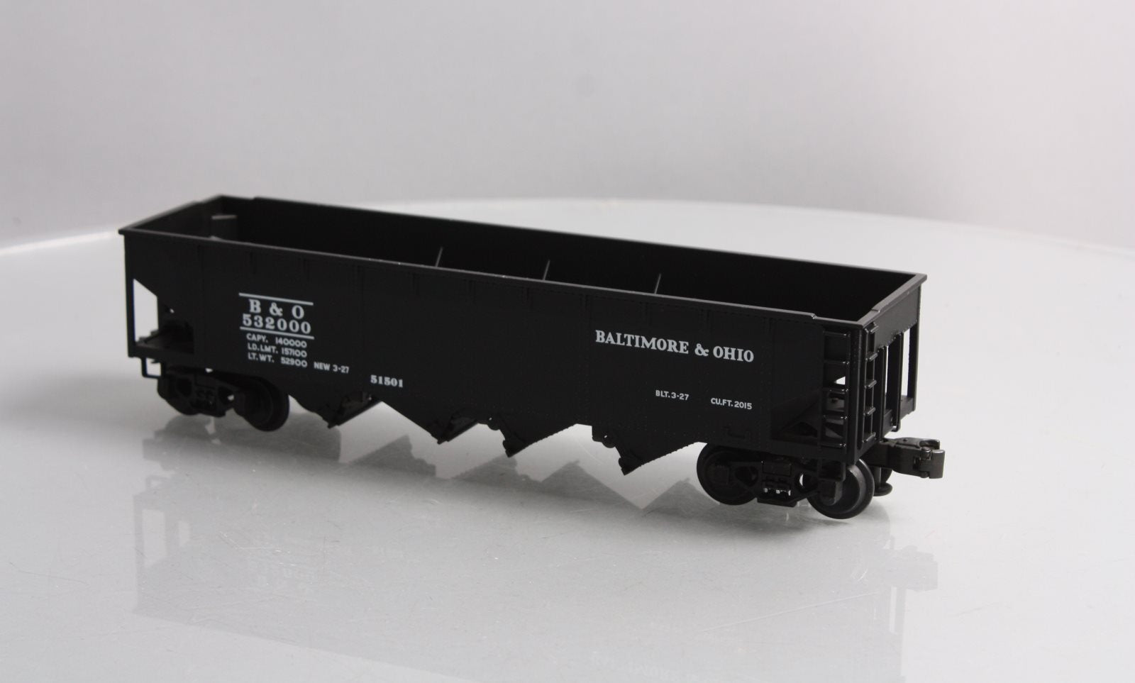 Lionel 6-51501 O Gauge Baltimore & Ohio Semi-Scale Die-Cast Hopper Car #532000 LN/Box