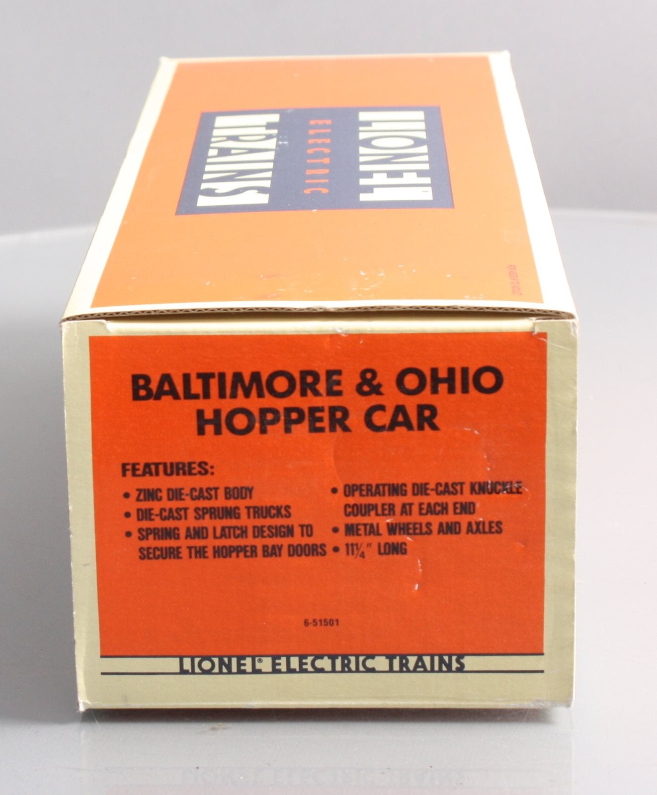Lionel 6-51501 O Gauge Baltimore & Ohio Semi-Scale Die-Cast Hopper Car #532000 LN/Box