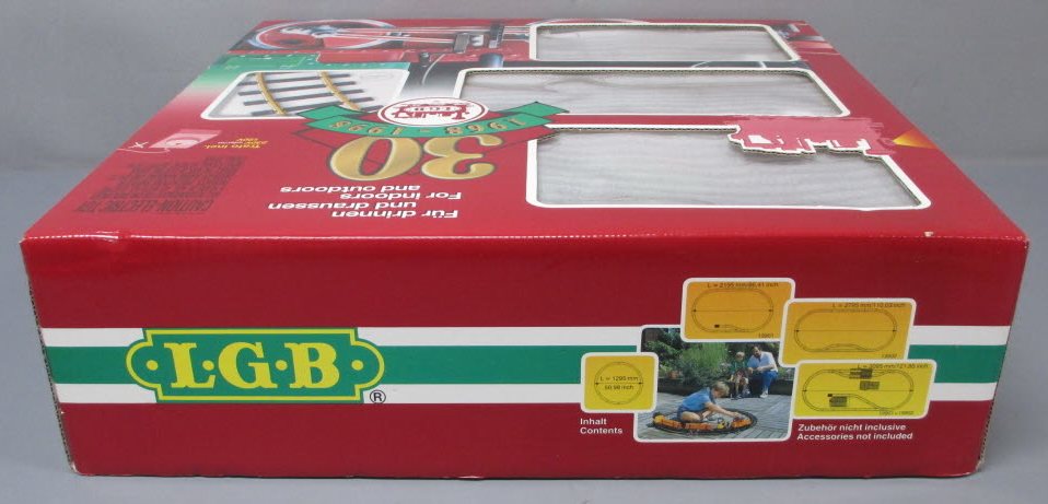 LGB 73968 30th Anniversary G Gauge Steam Train Set EX/Box