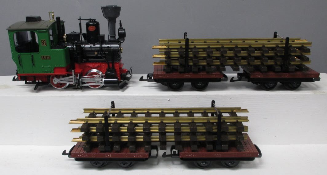 LGB 73968 30th Anniversary G Gauge Steam Train Set EX/Box