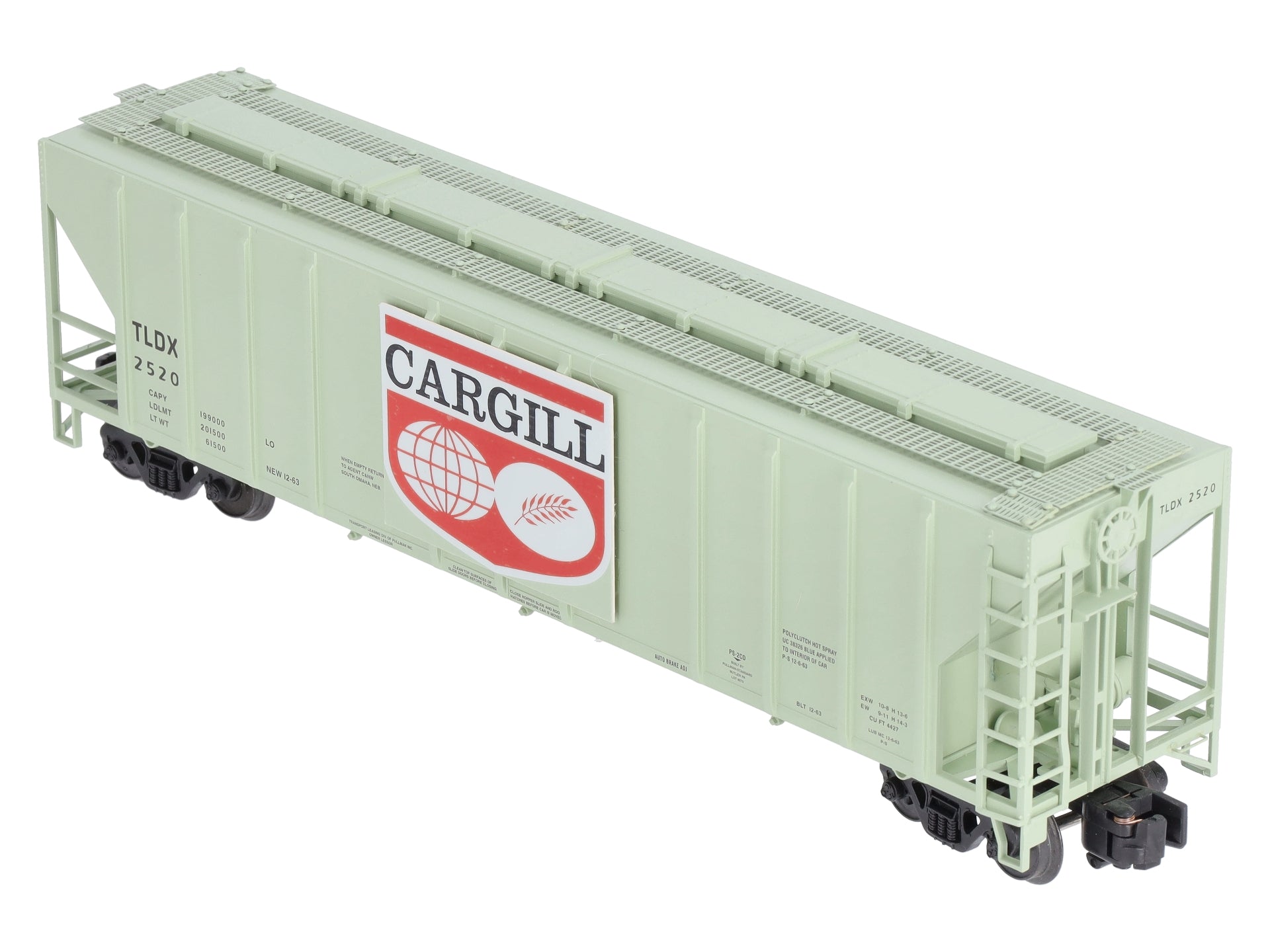 American Models 3303 S Scale Cargill Covered Hopper #2520 LN/Box
