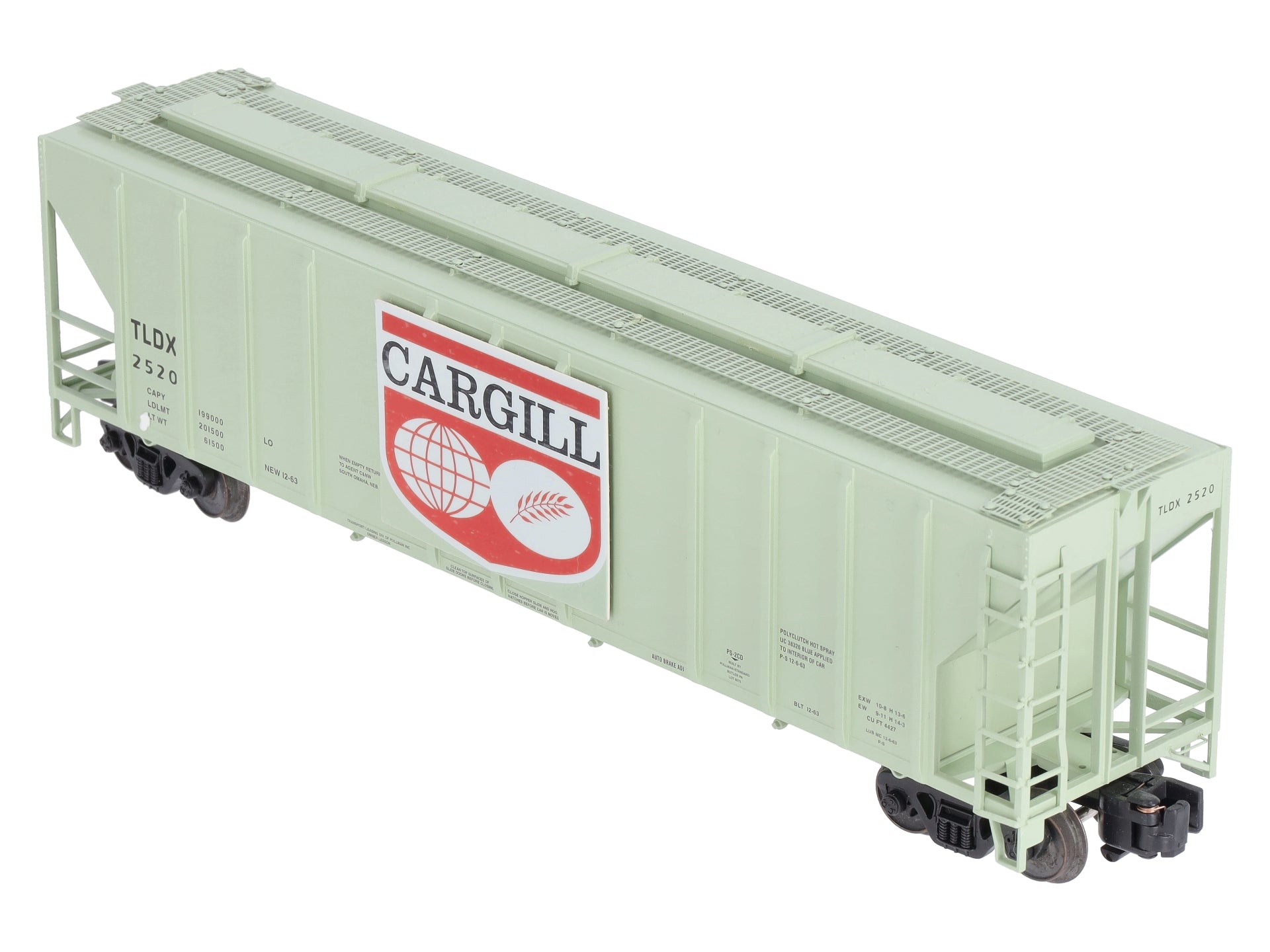 American Models 3303 S Scale Cargill Covered Hopper #2520 LN/Box