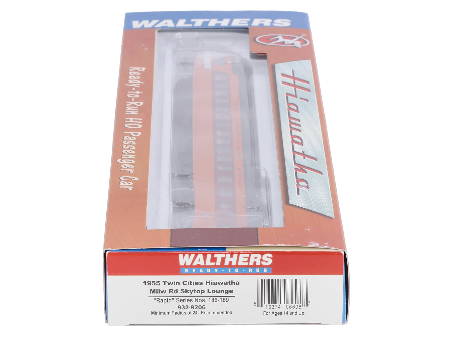 Walthers 932-9206 HO Scale Milwaukee 1955 Twin Cities Skytop Lounge Car LN/Box