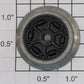 Lionel 18427-105 Tie-Jector Metal Black Non-Geared Spoked Wheel