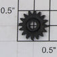 Lionel 8427-155 16-Tooth Black Plastic Gear