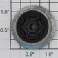 Lionel 18427-165 Tie-Jector Geared Wheel with Black Spokes