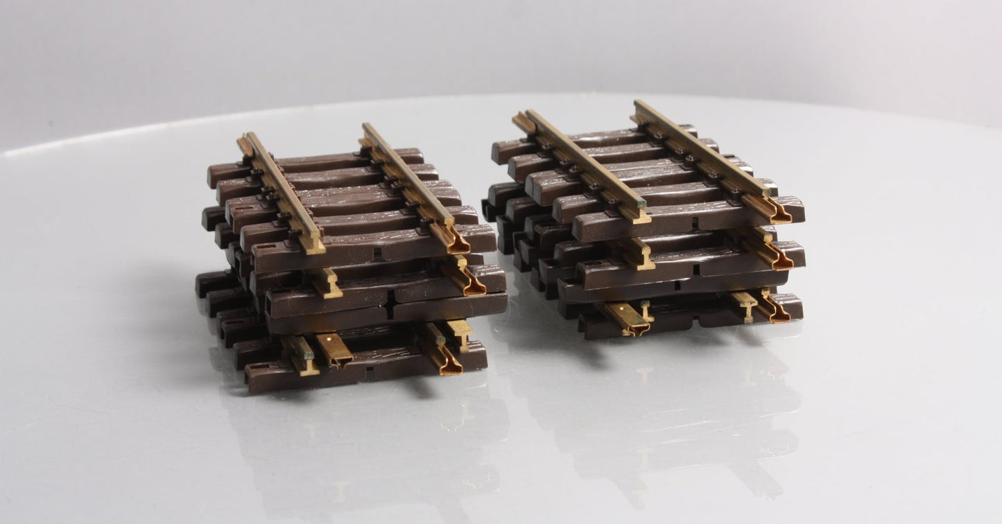 LGB 10150 G Scale 6" Brass 1/2 Straight Track Sections (8) LN/Box