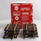 LGB 10150 G Scale 6" Brass 1/2 Straight Track Sections (8) LN/Box