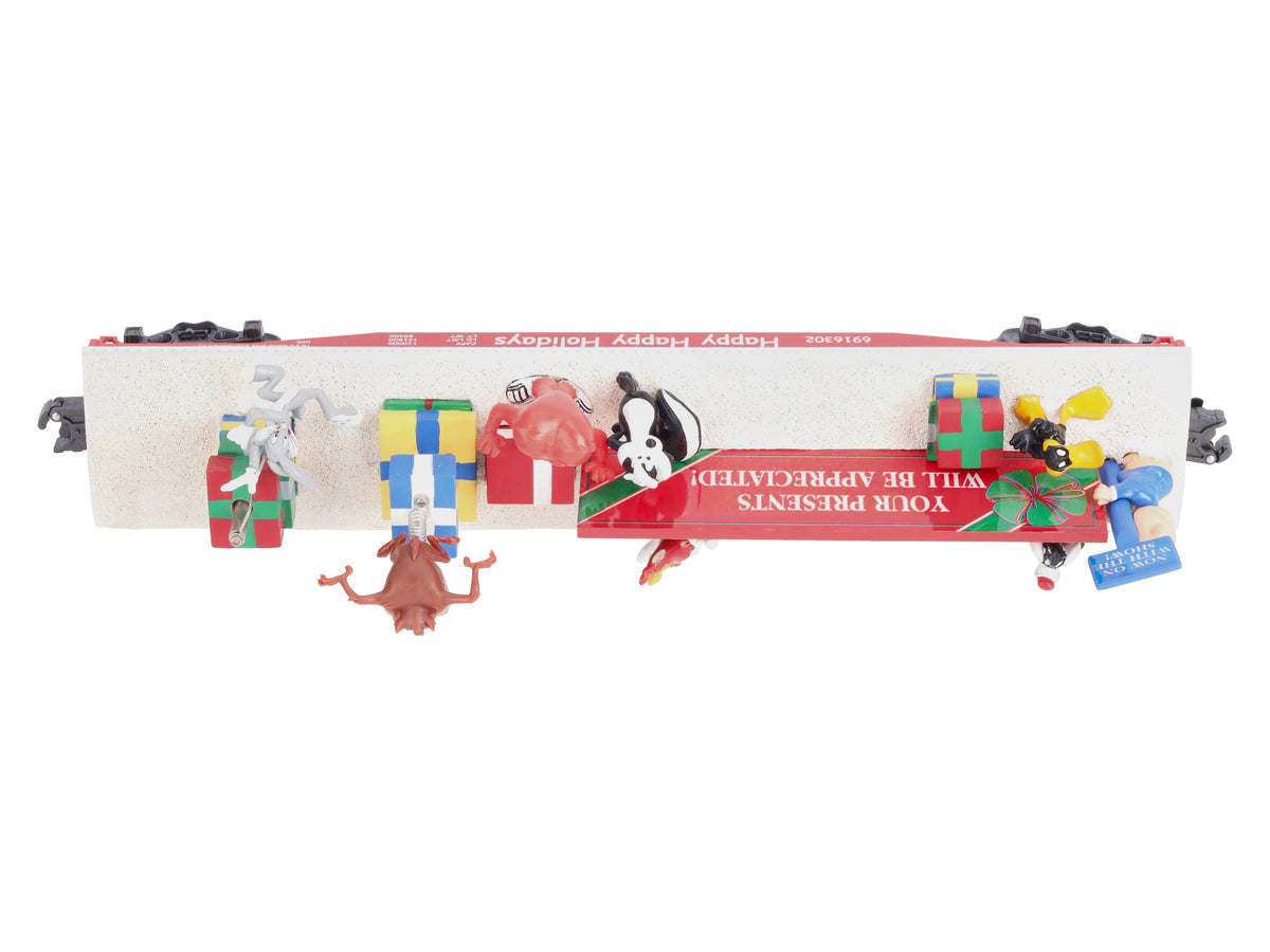 K-Line K691-6302 O Gauge Looney Tunes Holiday Operating Flatcar LN/Box