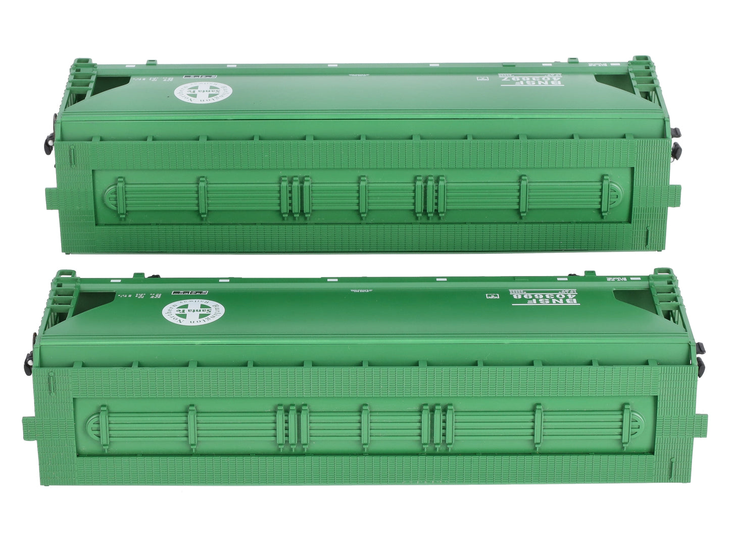 Lionel 6-21754 O Gauge BNSF ACF 3-Bay 2-Car Covered Hopper Set LN/Box