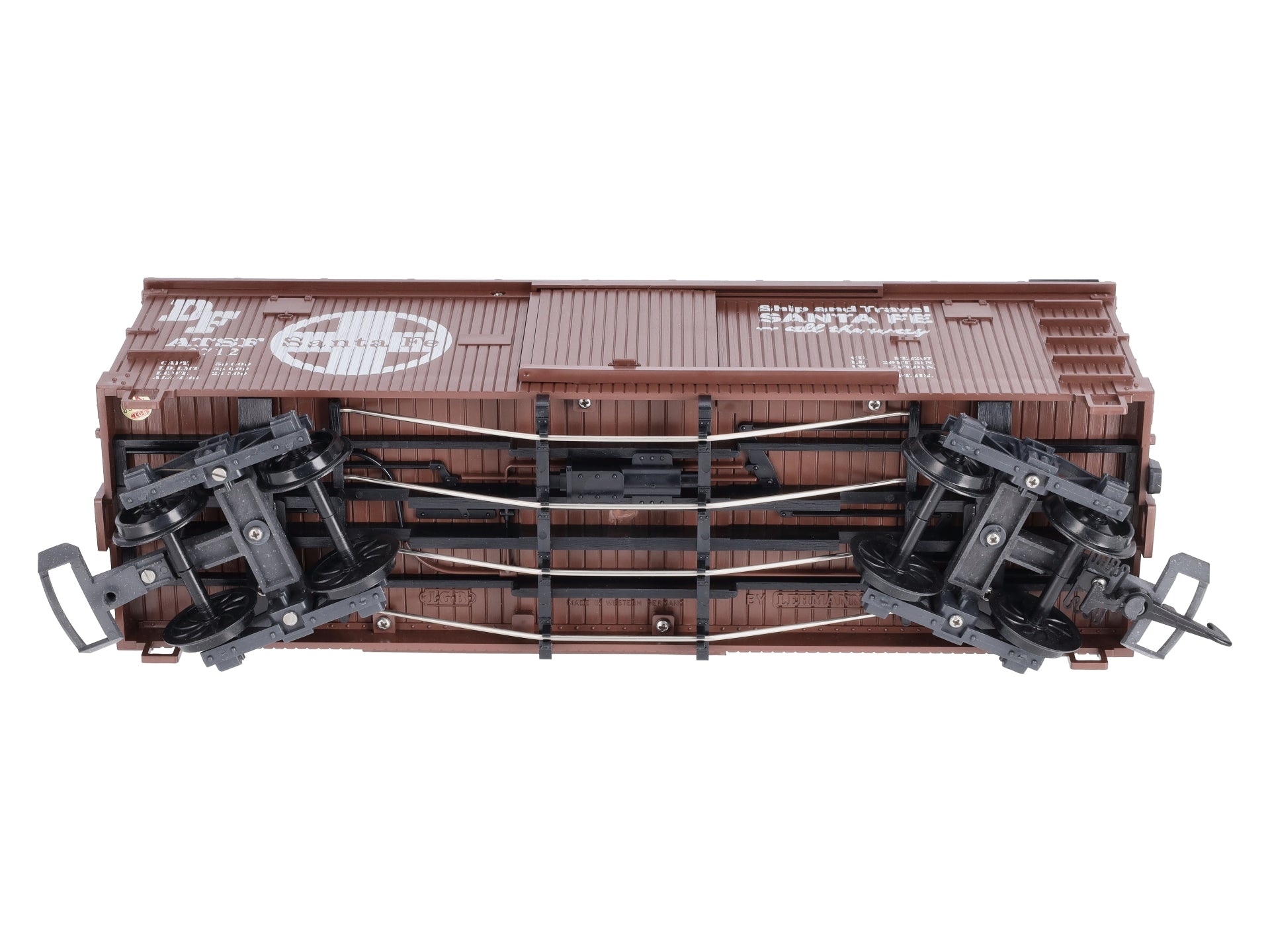 LGB 4067-D03 G Scale Santa Fe Boxcar #3712 LN/Box