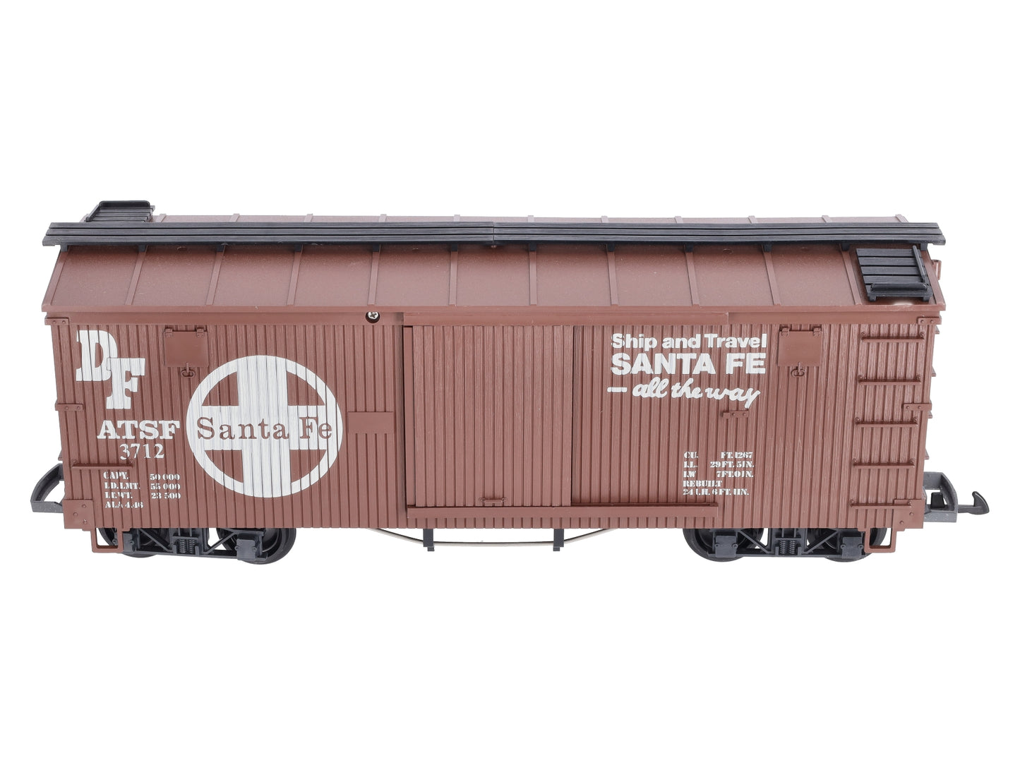 LGB 4067-D03 G Scale Santa Fe Boxcar #3712 LN/Box