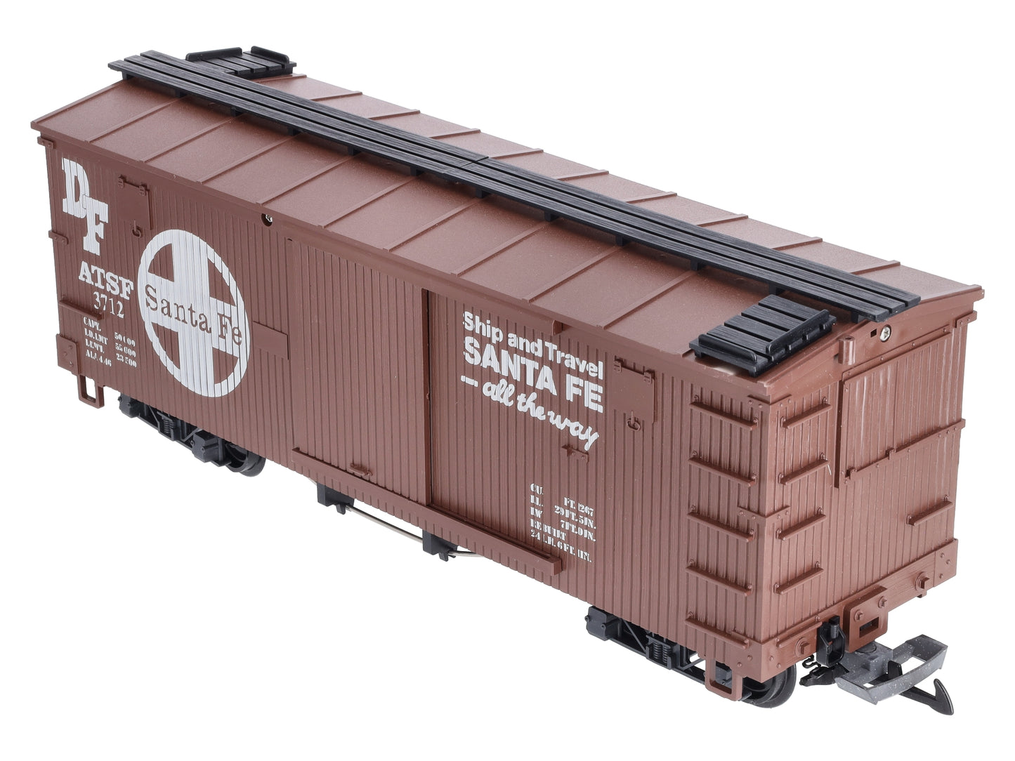 LGB 4067-D03 G Scale Santa Fe Boxcar #3712 LN/Box