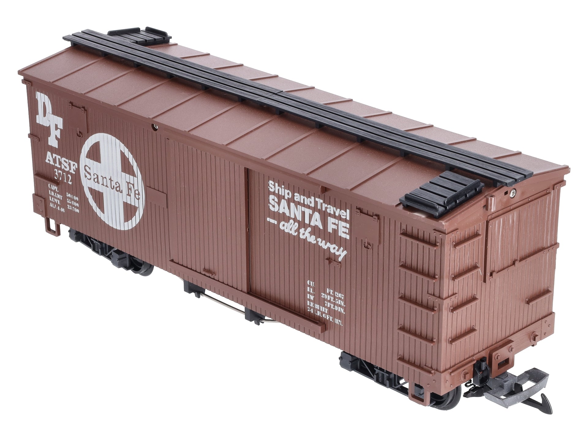 LGB 4067-D03 G Scale Santa Fe Boxcar #3712 LN/Box