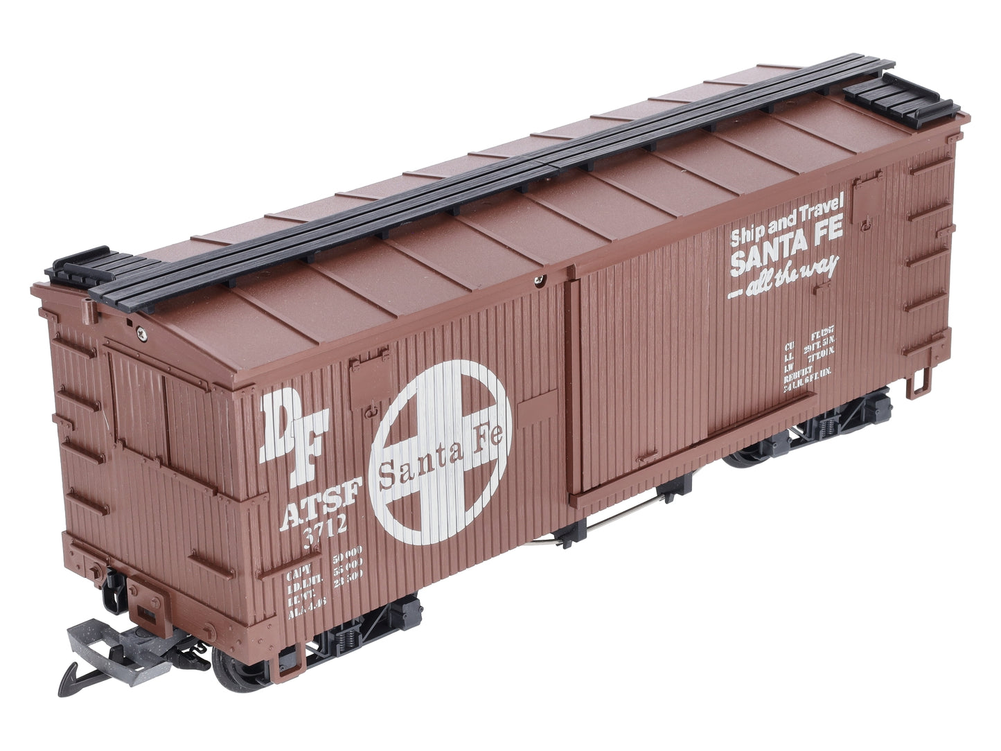 LGB 4067-D03 G Scale Santa Fe Boxcar #3712 LN/Box