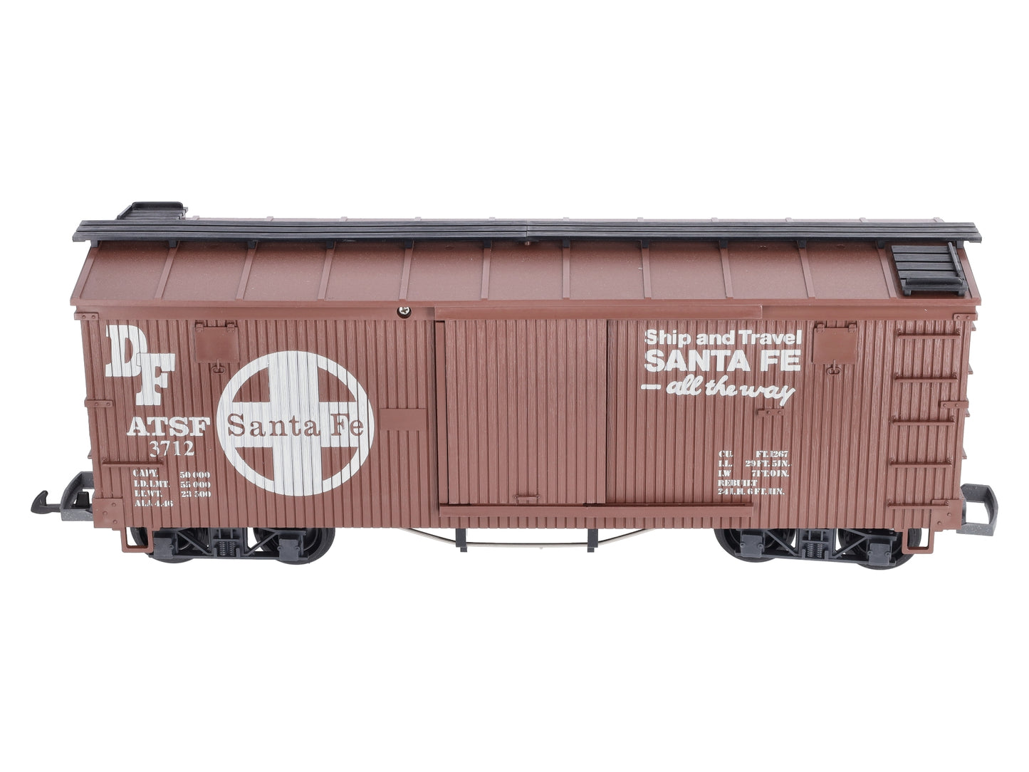 LGB 4067-D03 G Scale Santa Fe Boxcar #3712 LN/Box