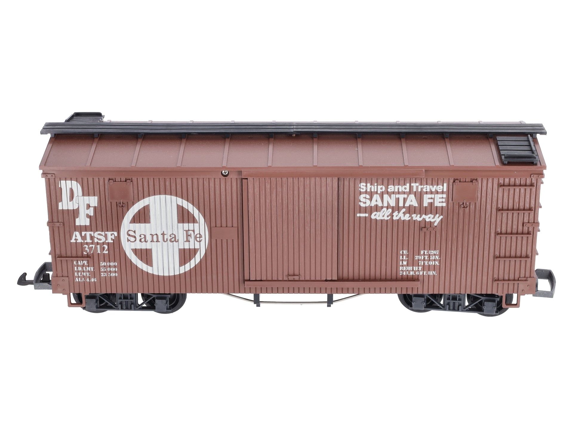 LGB 4067-D03 G Scale Santa Fe Boxcar #3712 LN/Box