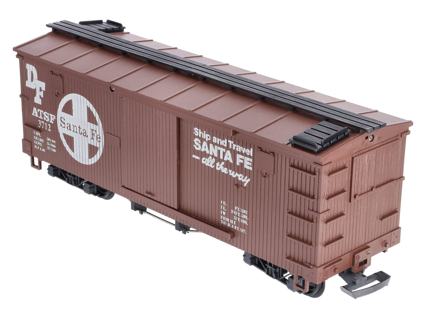 LGB 4067-D03 G Scale Santa Fe Boxcar #3712 LN/Box