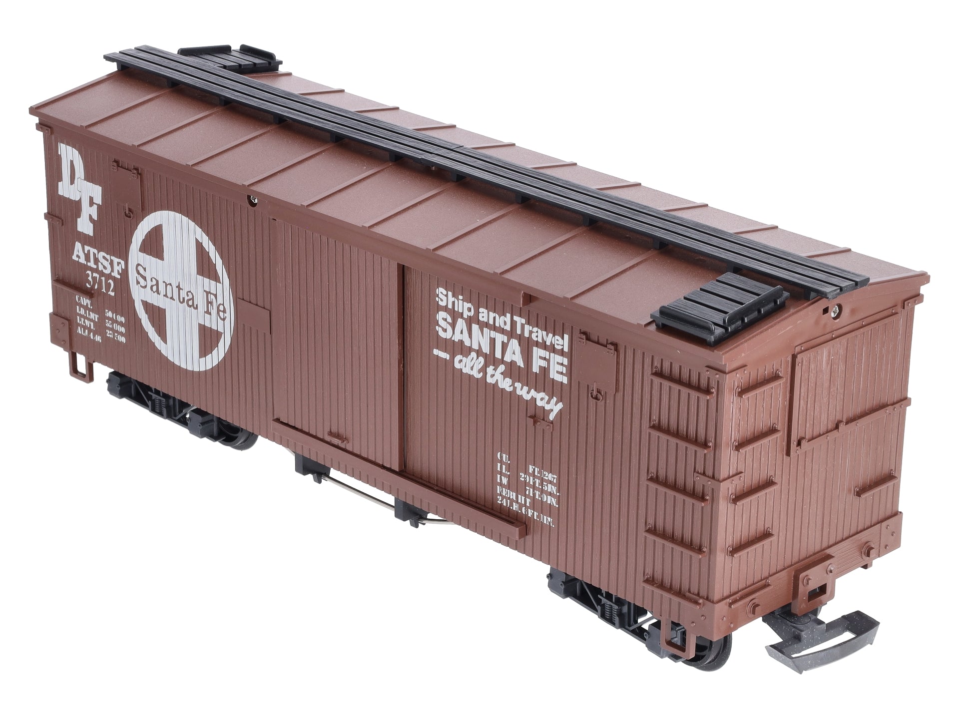 LGB 4067-D03 G Scale Santa Fe Boxcar #3712 LN/Box