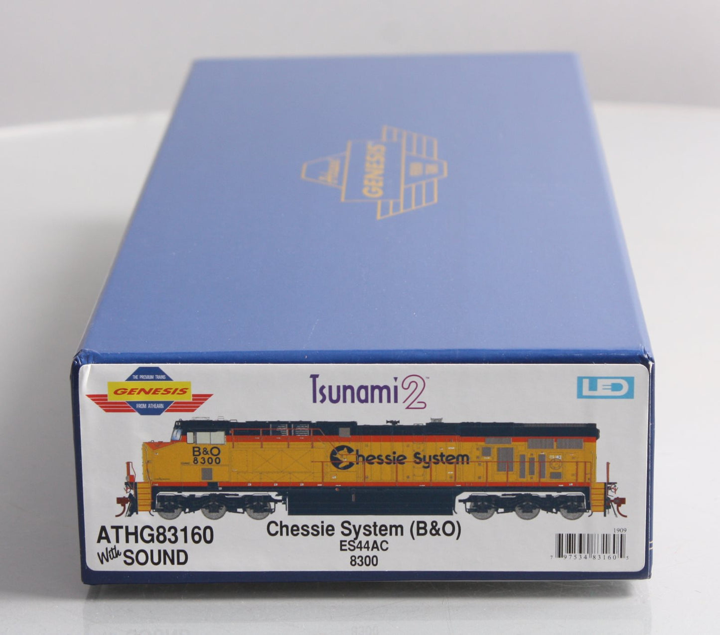 Athearn G83160 HO B&O ES44AC Diesel Locomotive w/DCC & Sound #8300
