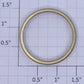 Lionel 820-6 Standard Gauge Brass Searchlight Lens Ring