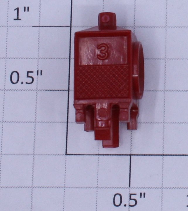 Lionel 8315-40 Red General Headlight Lantern Housing without Lens