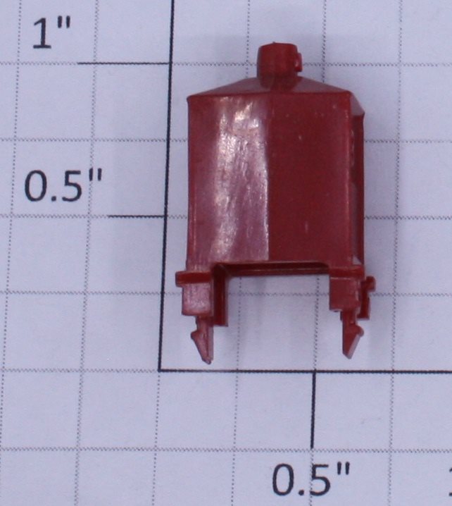 Lionel 8315-40 Red General Headlight Lantern Housing without Lens
