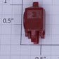 Lionel 8315-40 Red General Headlight Lantern Housing without Lens