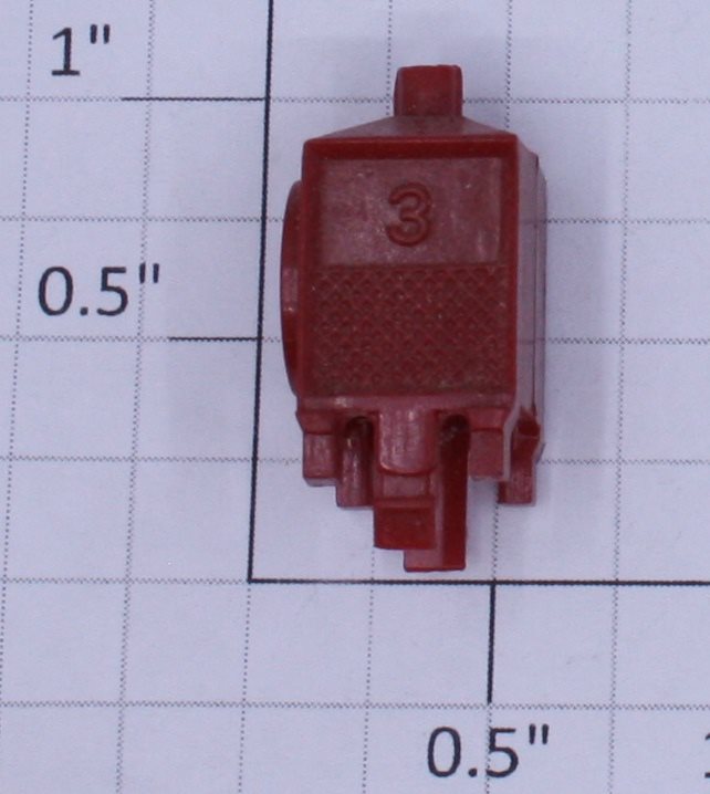 Lionel 8315-40 Red General Headlight Lantern Housing without Lens