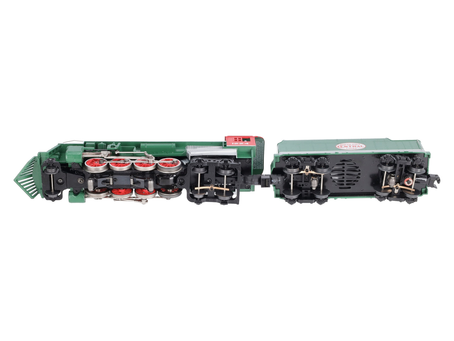 Lionel 1932100 North Pole Central Berkshire Steam Loco w/LionChief + 2.0 #1224