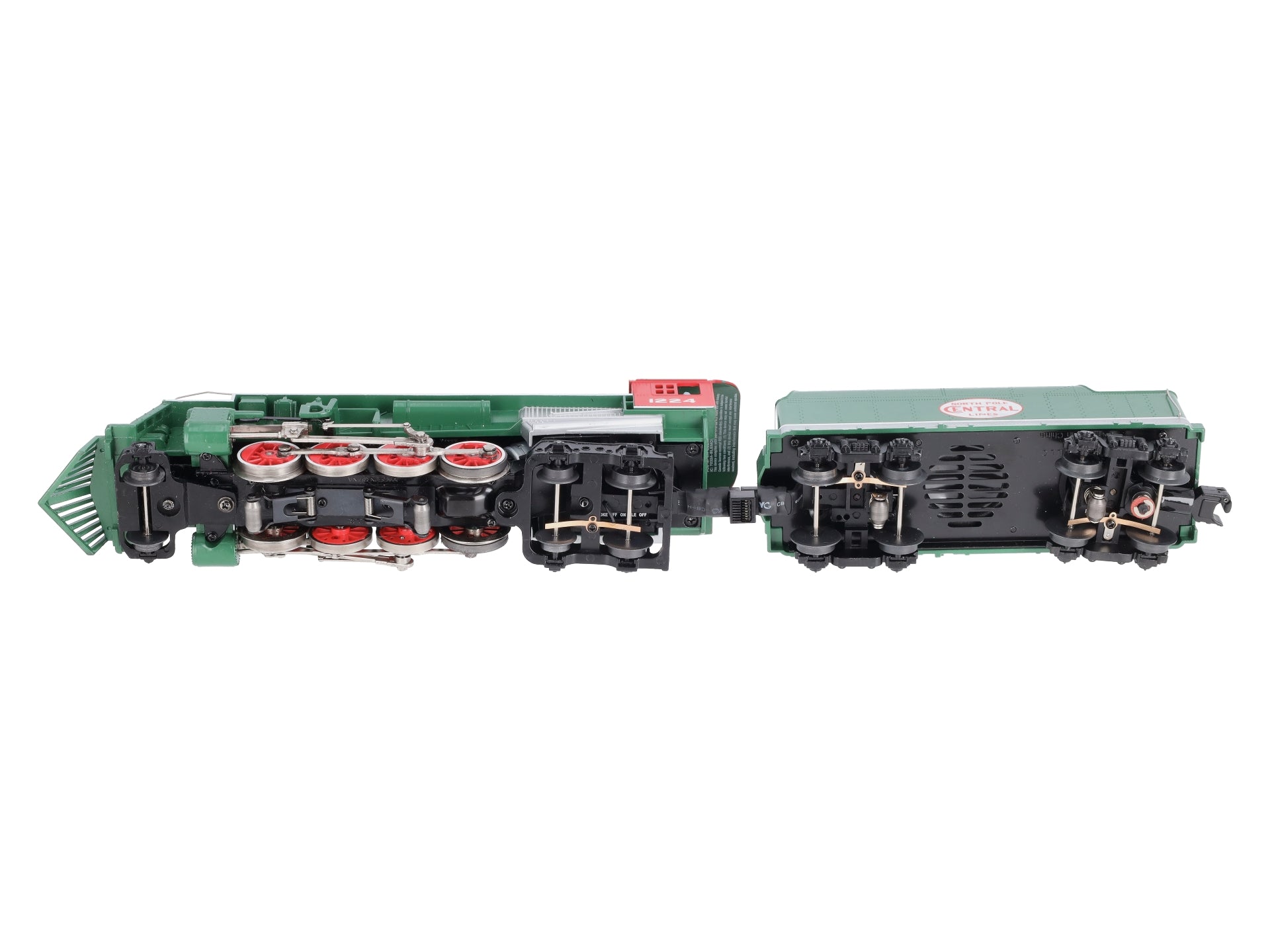 Lionel 1932100 North Pole Central Berkshire Steam Loco w/LionChief + 2.0 #1224
