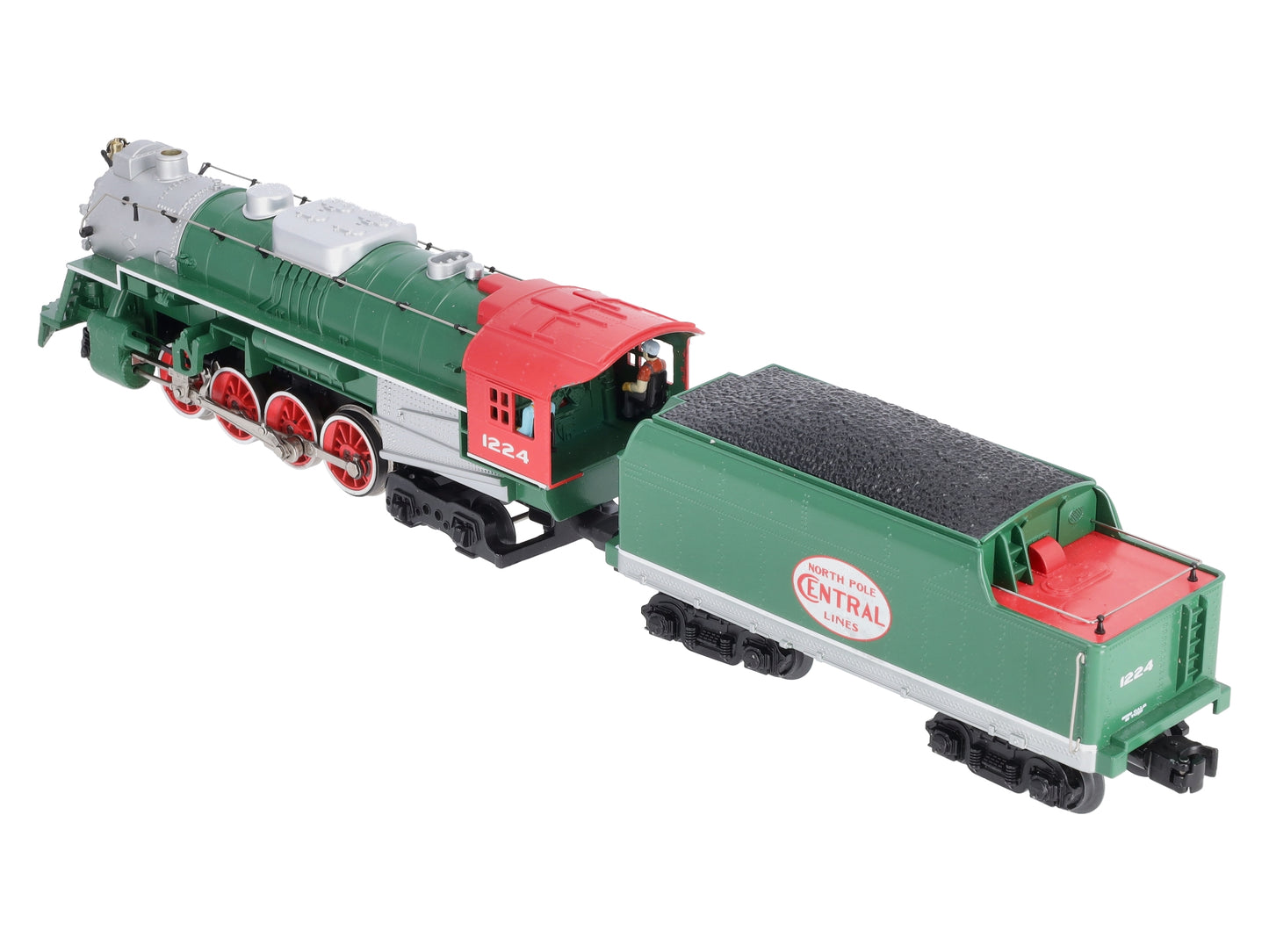 Lionel 1932100 North Pole Central Berkshire Steam Loco w/LionChief + 2.0 #1224