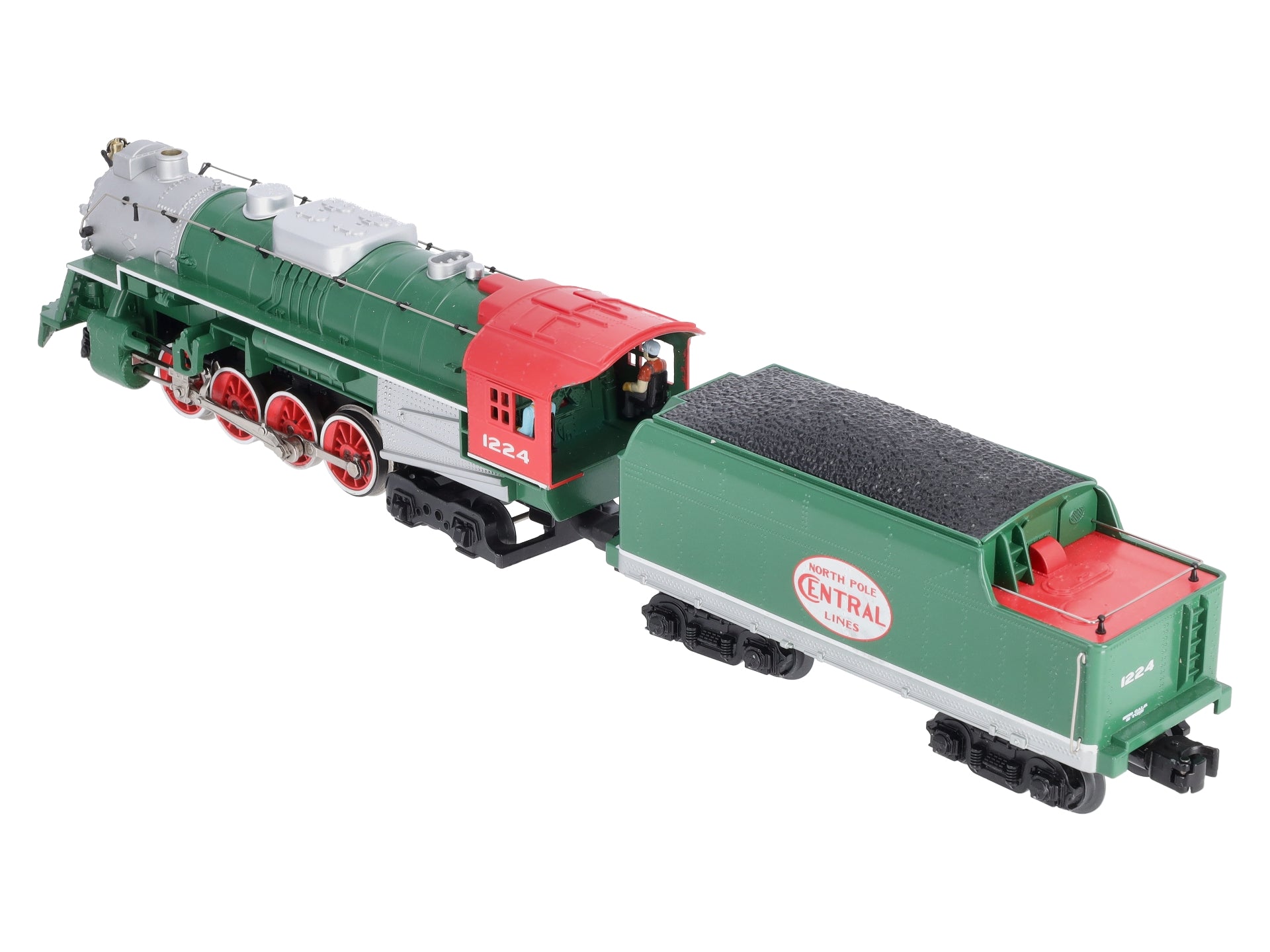 Lionel 1932100 North Pole Central Berkshire Steam Loco w/LionChief + 2.0 #1224