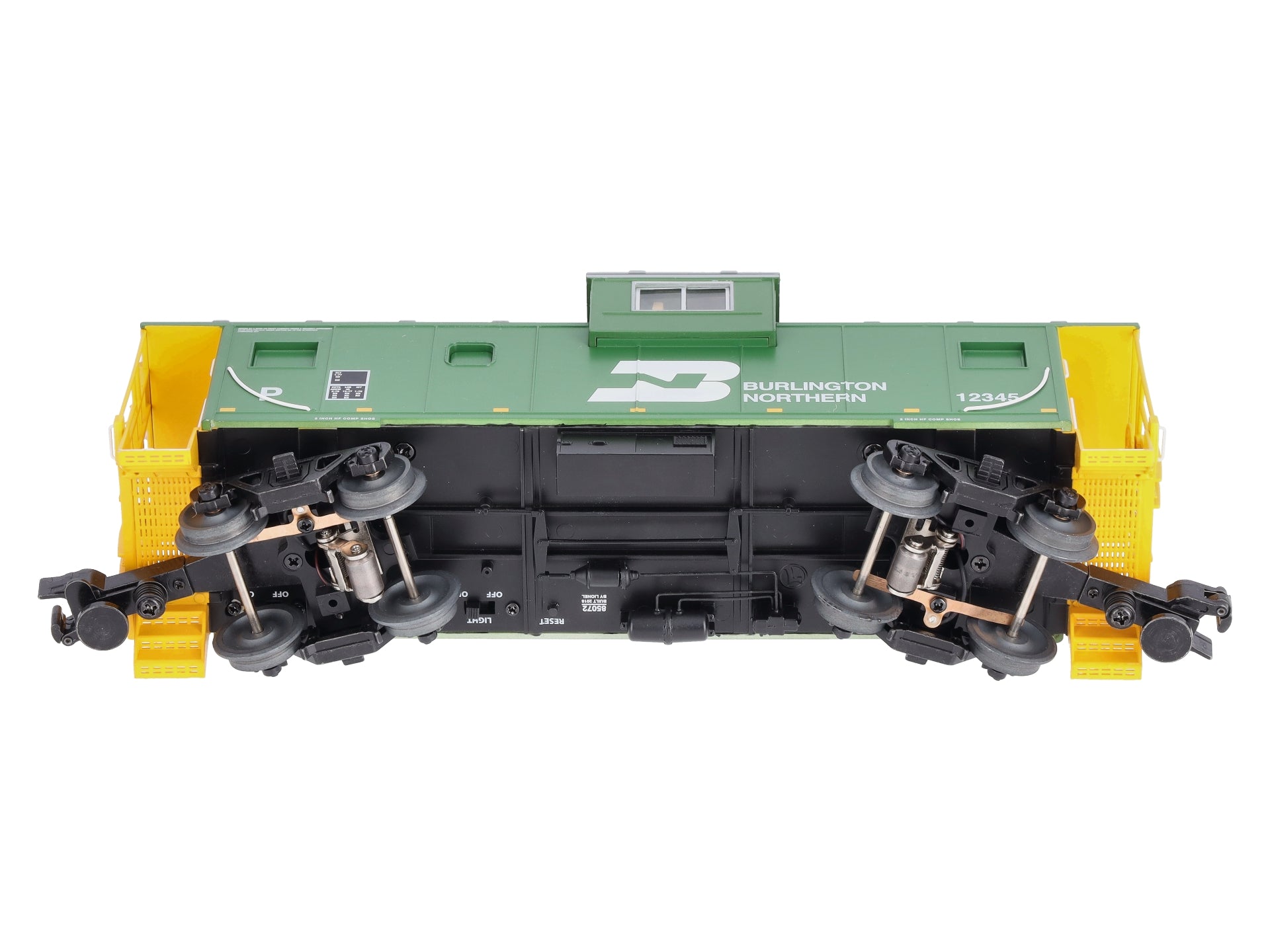 Lionel 6-85072 O Burlington Northern Wide Vision Caboose with Camera #12345