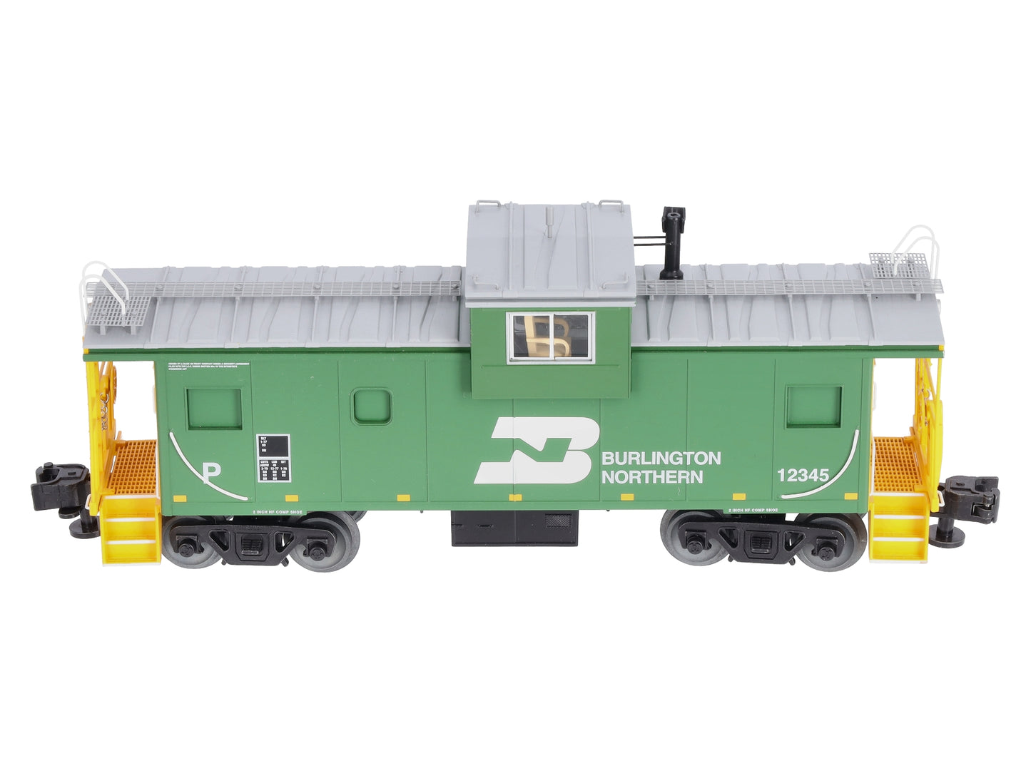 Lionel 6-85072 O Burlington Northern Wide Vision Caboose with Camera #12345